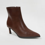 Adina Pointed Toe Kitten Heel Ankle Boots