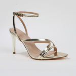 Camden Elegant Crossover Strap Stiletto Sandals