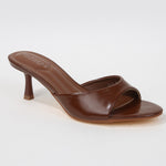 Cath Minimalist Slide Mule Heels