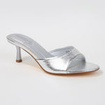 Cath Minimalist Slide Mule Heels