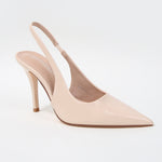 Crescentia Patent Slingback Stiletto Pumps