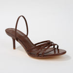 Heidy Slingback Knot Detail Stiletto Heel Sandals