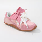 Lacey Dual Bows Trail Sneakers