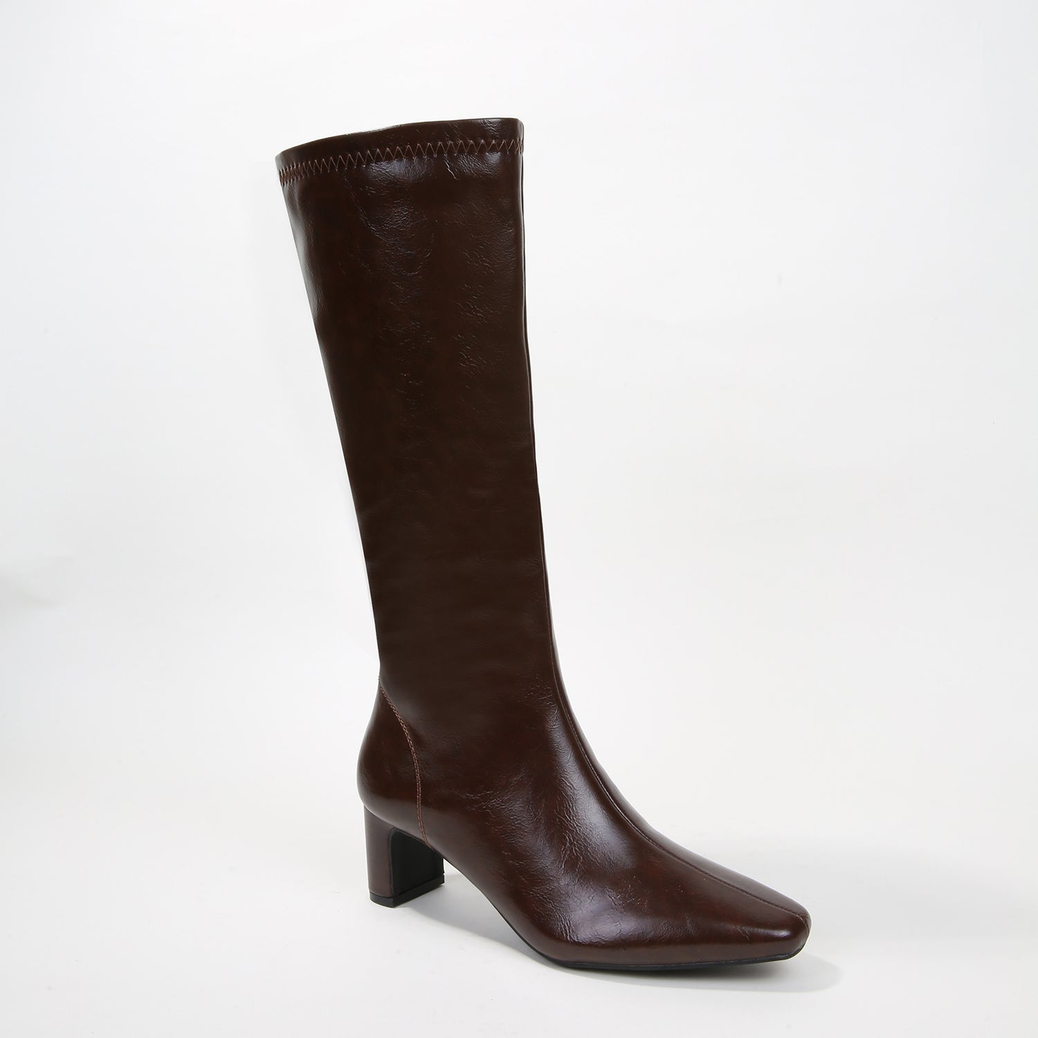 Adrienne Vegan Leather Knee High Dress Boots