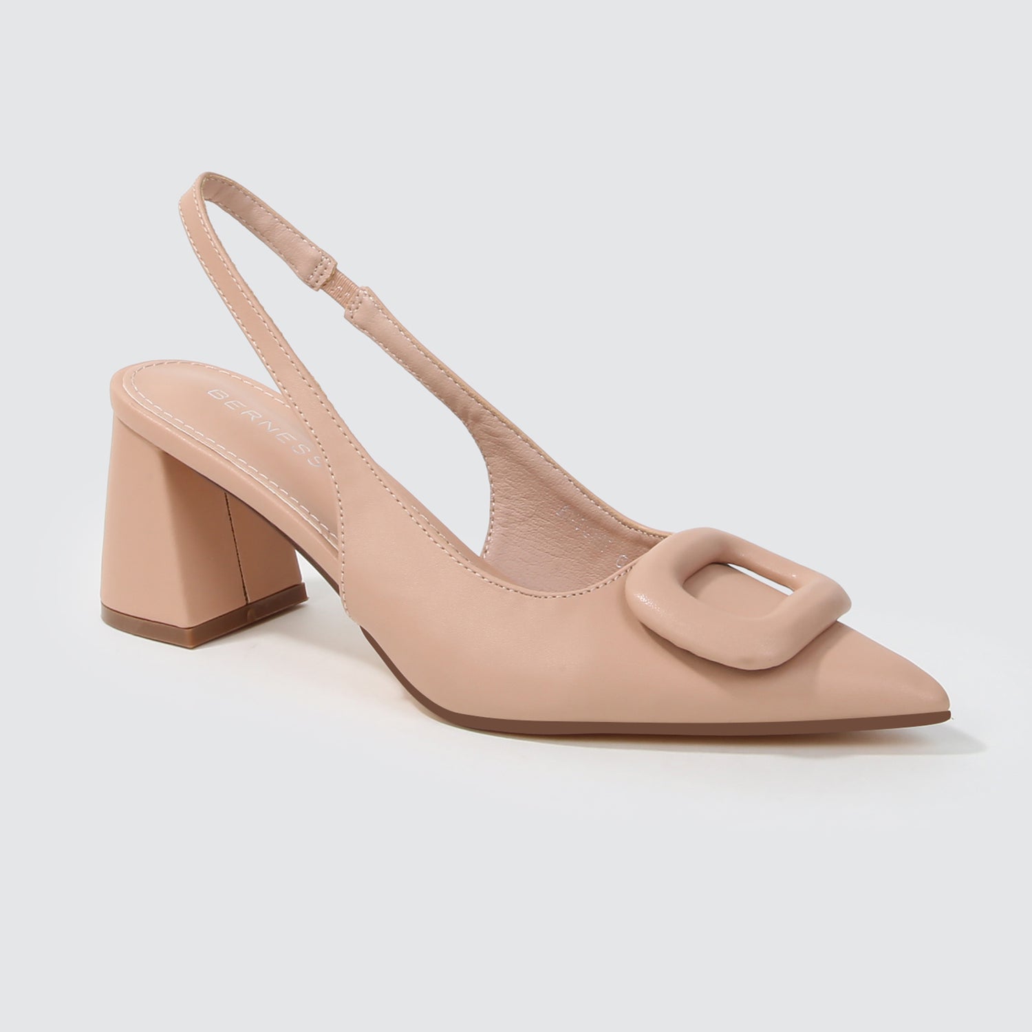 Autumn Faux Leather Slingback Office Heels