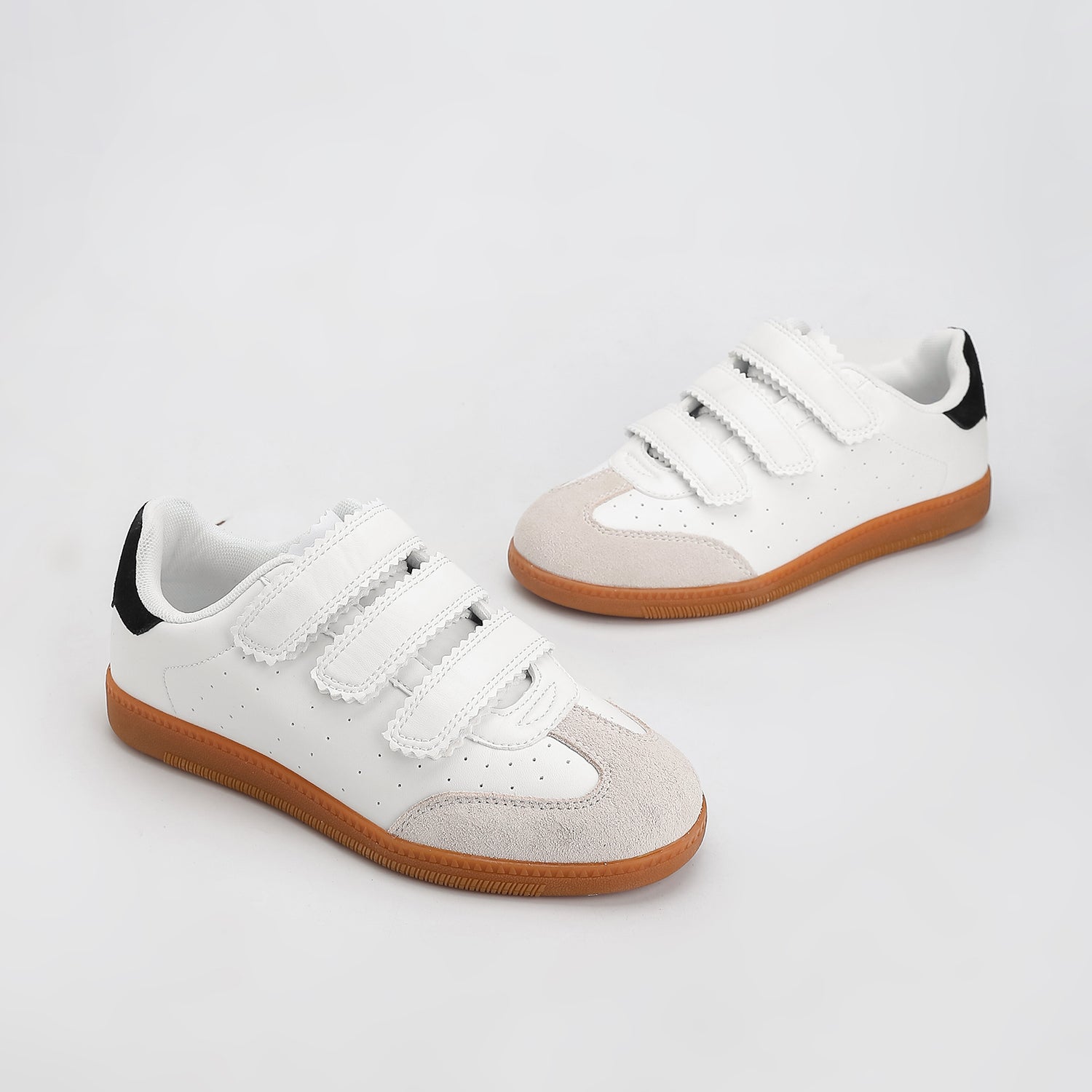 Blake Triple-Strap Gum Sole Sneakers