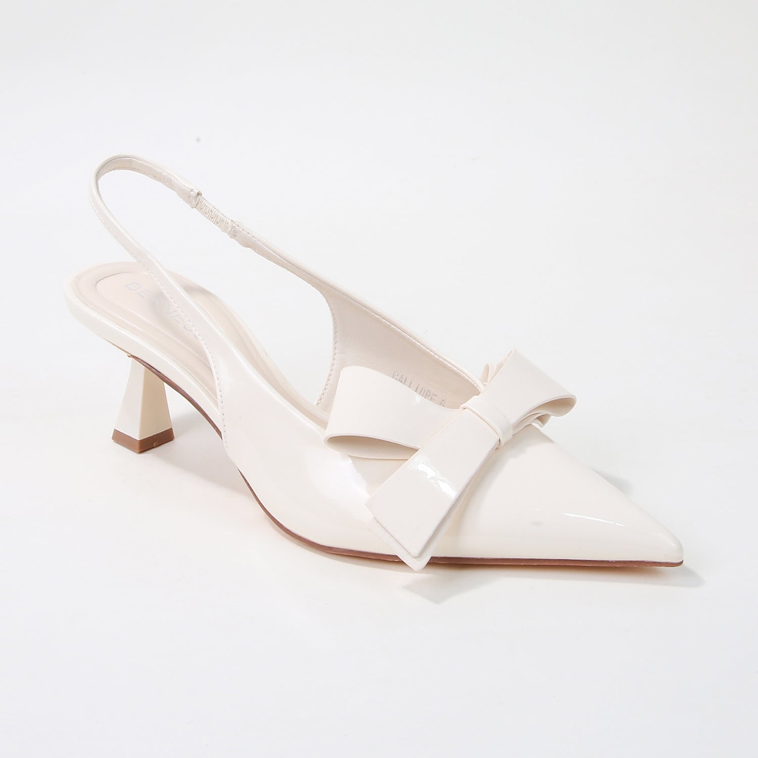 Calliope Patent Slingback Kitten Heels