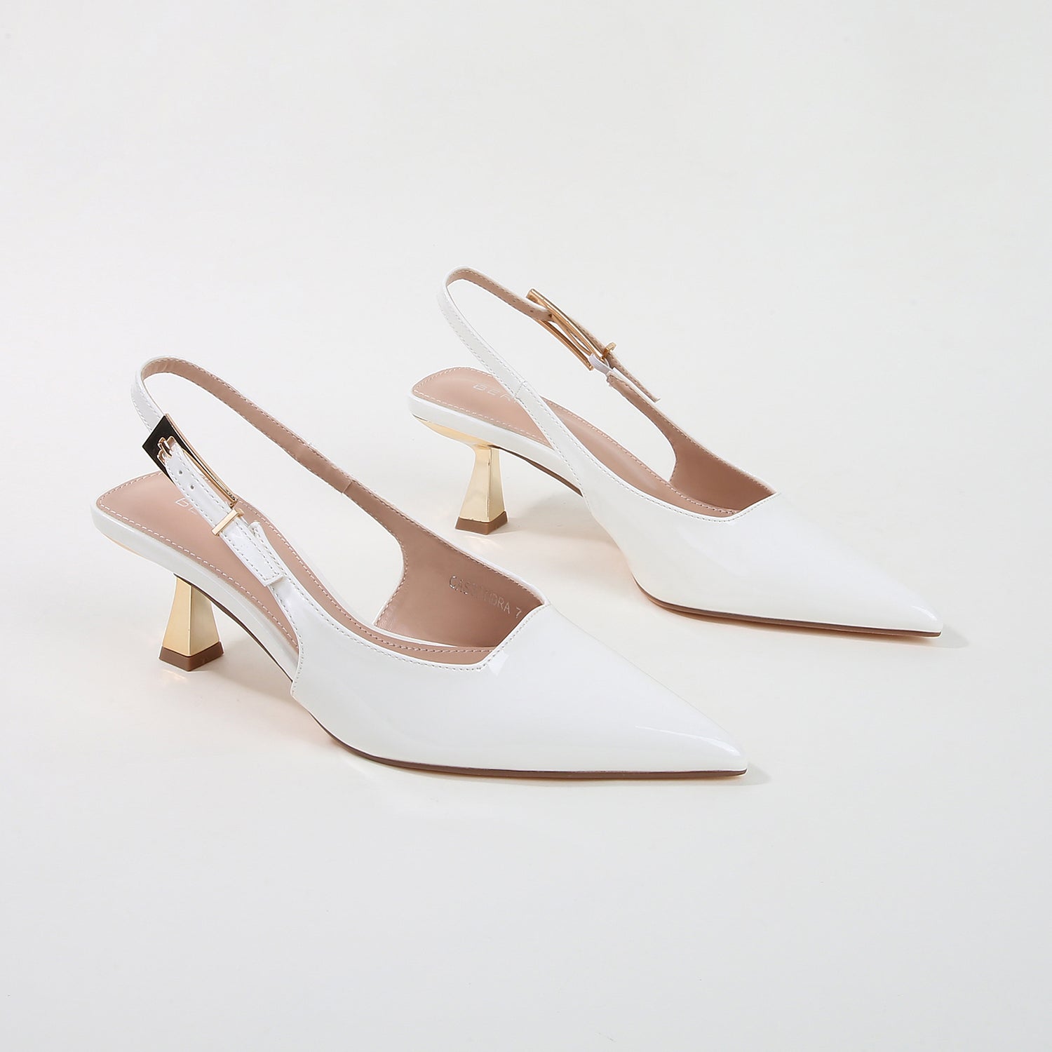 Cassandra Patent Slingback Heels