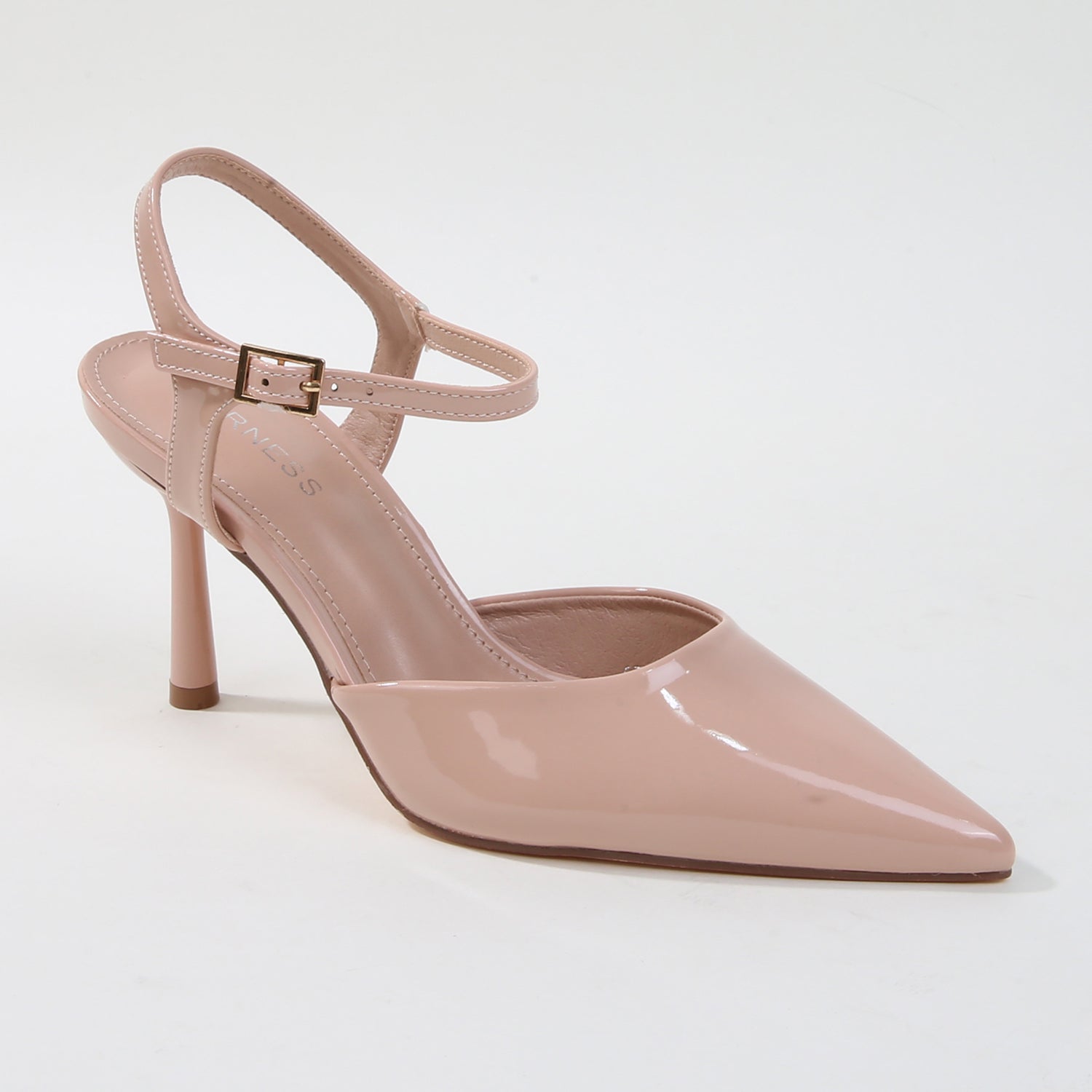 Cesia Patent Ankle Strap Heels