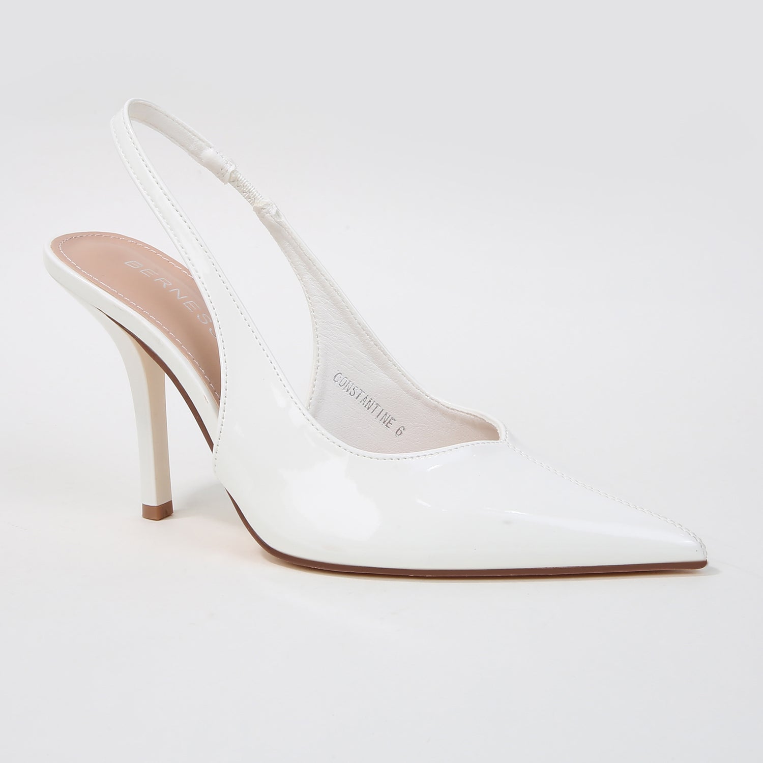 Constantine Patent Pointed Toe Slingback Heels