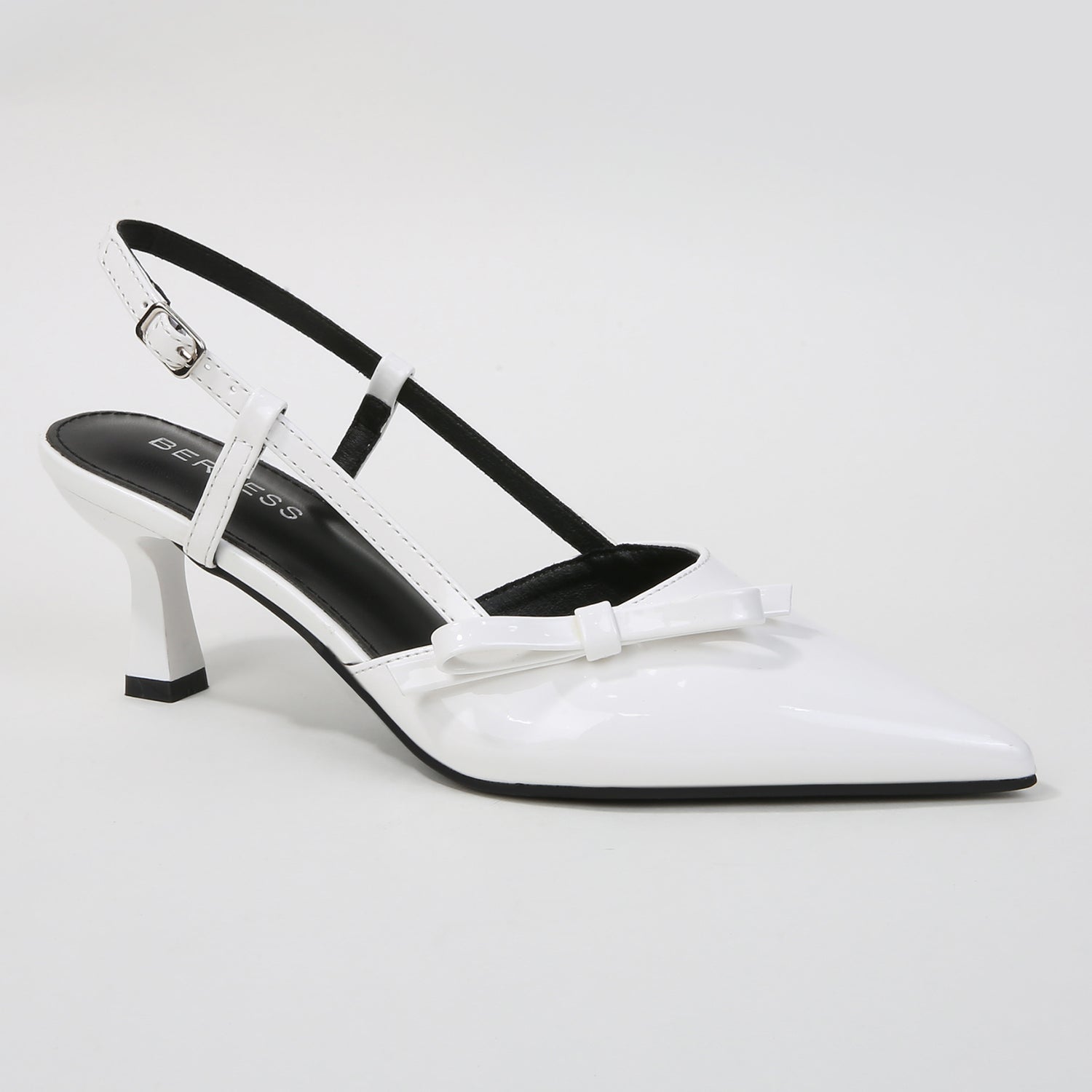 Cornelia Patent Bow Slingback Heels