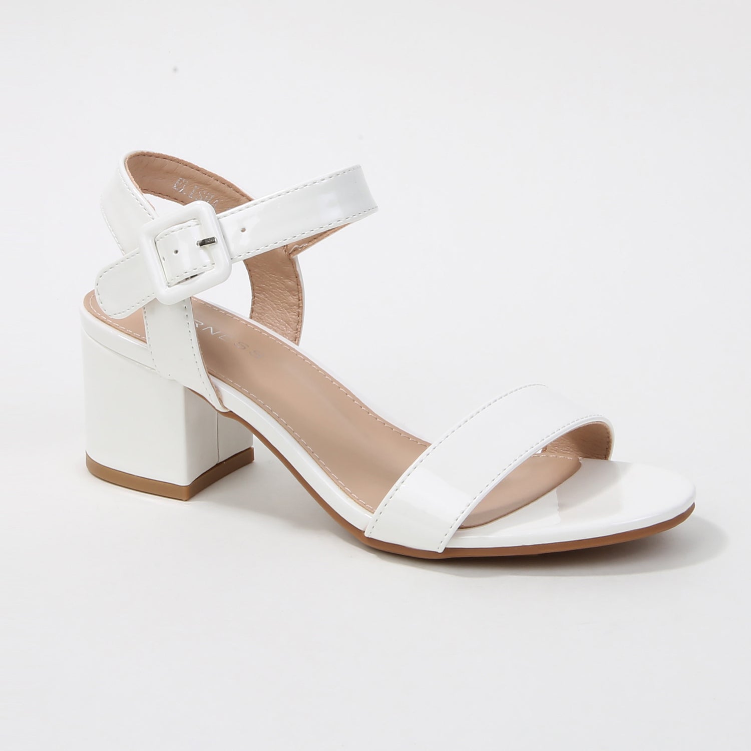 Elisha Classic Single Strap Block Heel Sandals