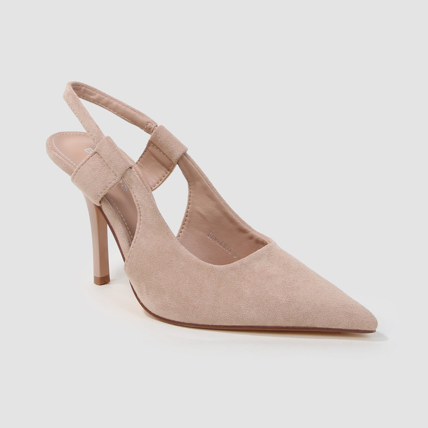 Euphemie Suede Slingback Stiletto Heels