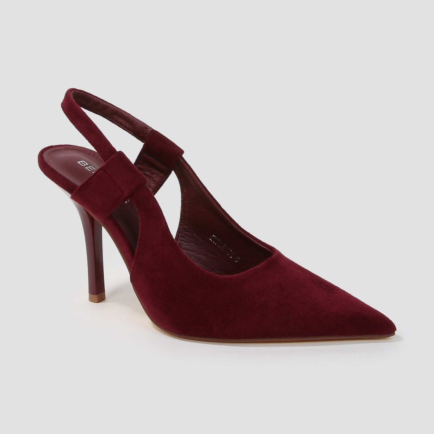 Euphemie Suede Slingback Stiletto Heels
