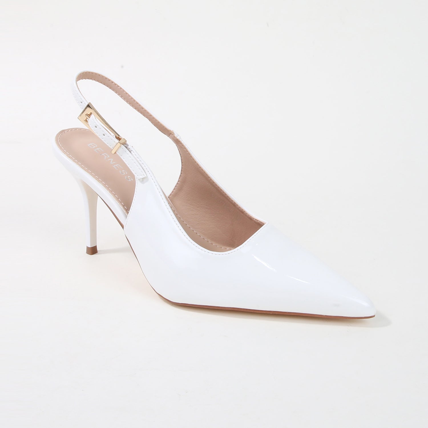 Graciela Polished Pointed Slingback Heels