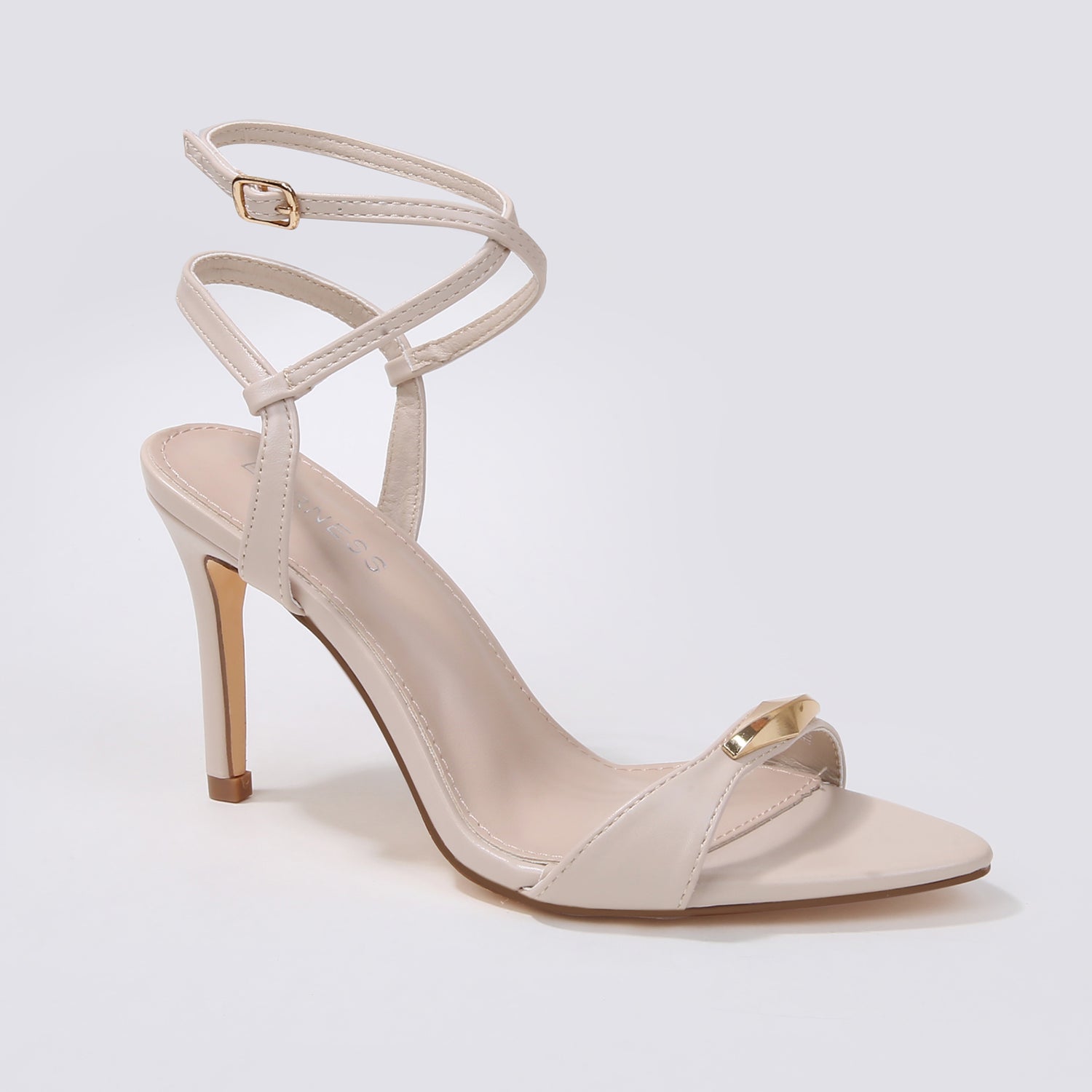 Hermione Ankle Strap Stiletto Heeled Sandals