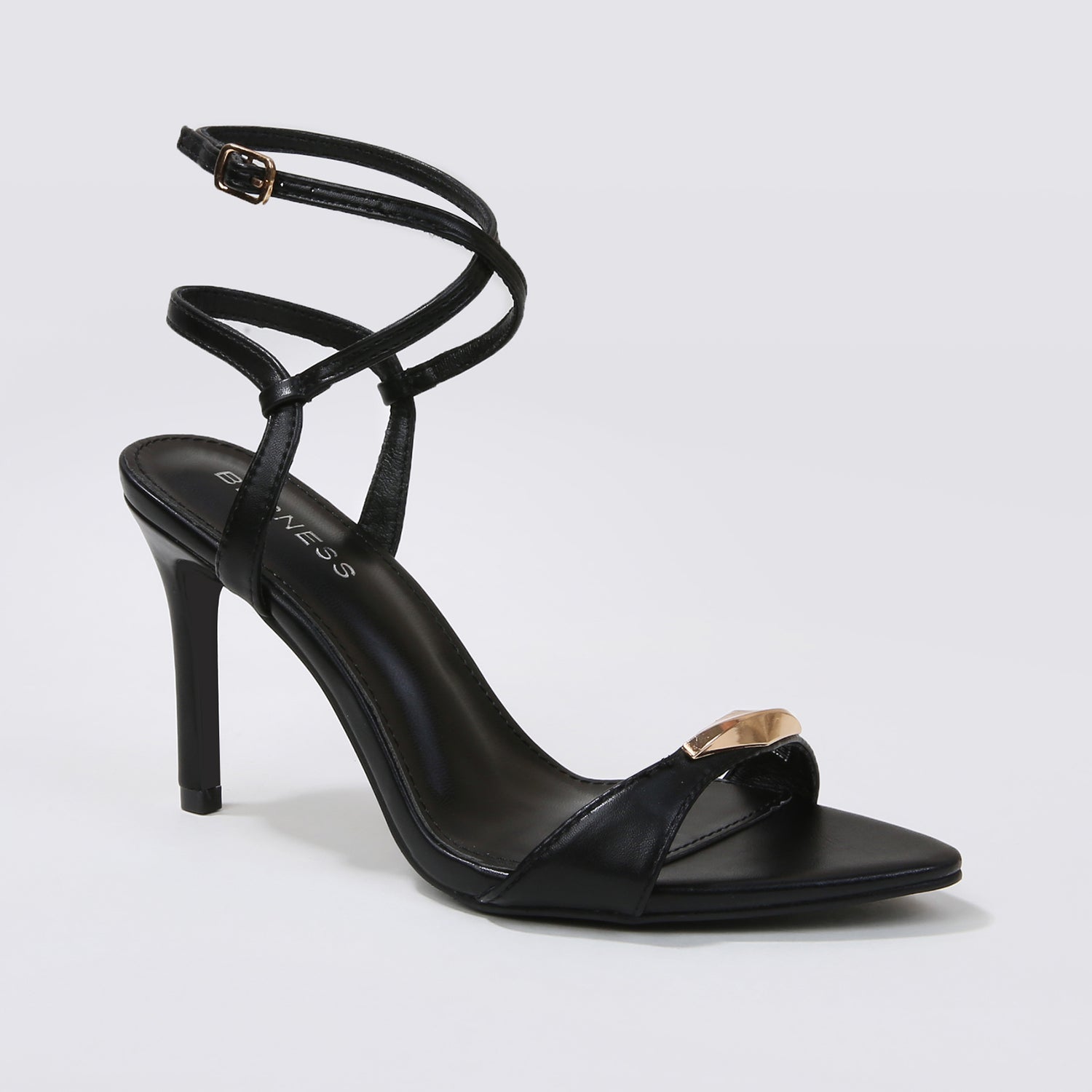 Hermione Ankle Strap Stiletto Heeled Sandals