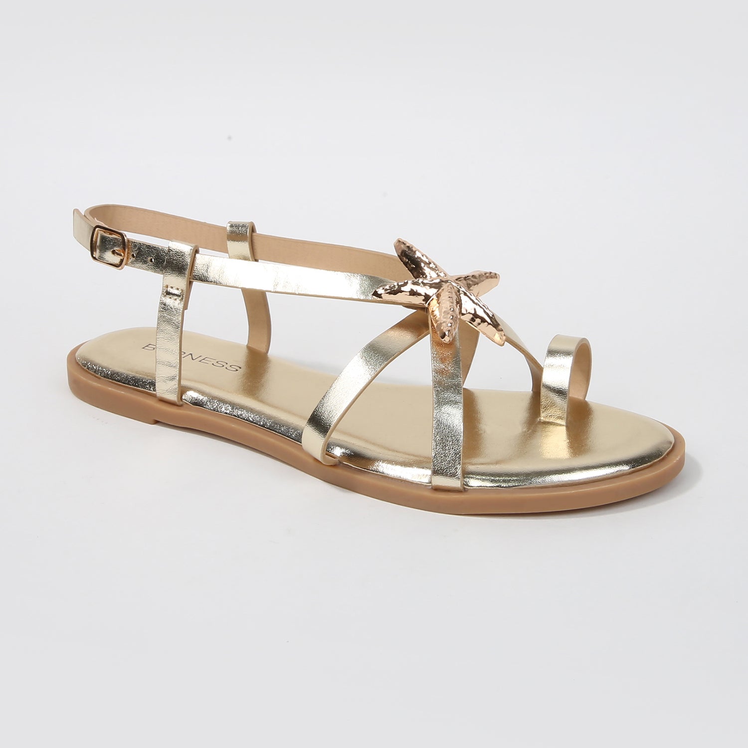Kiana Starfish Accent Flat Sandals