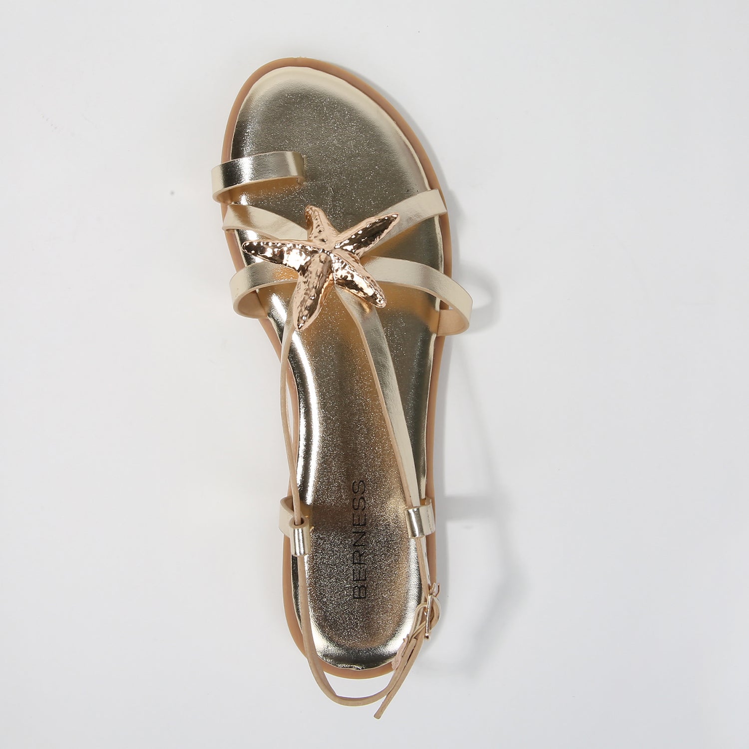 Kiana Starfish Accent Flat Sandals