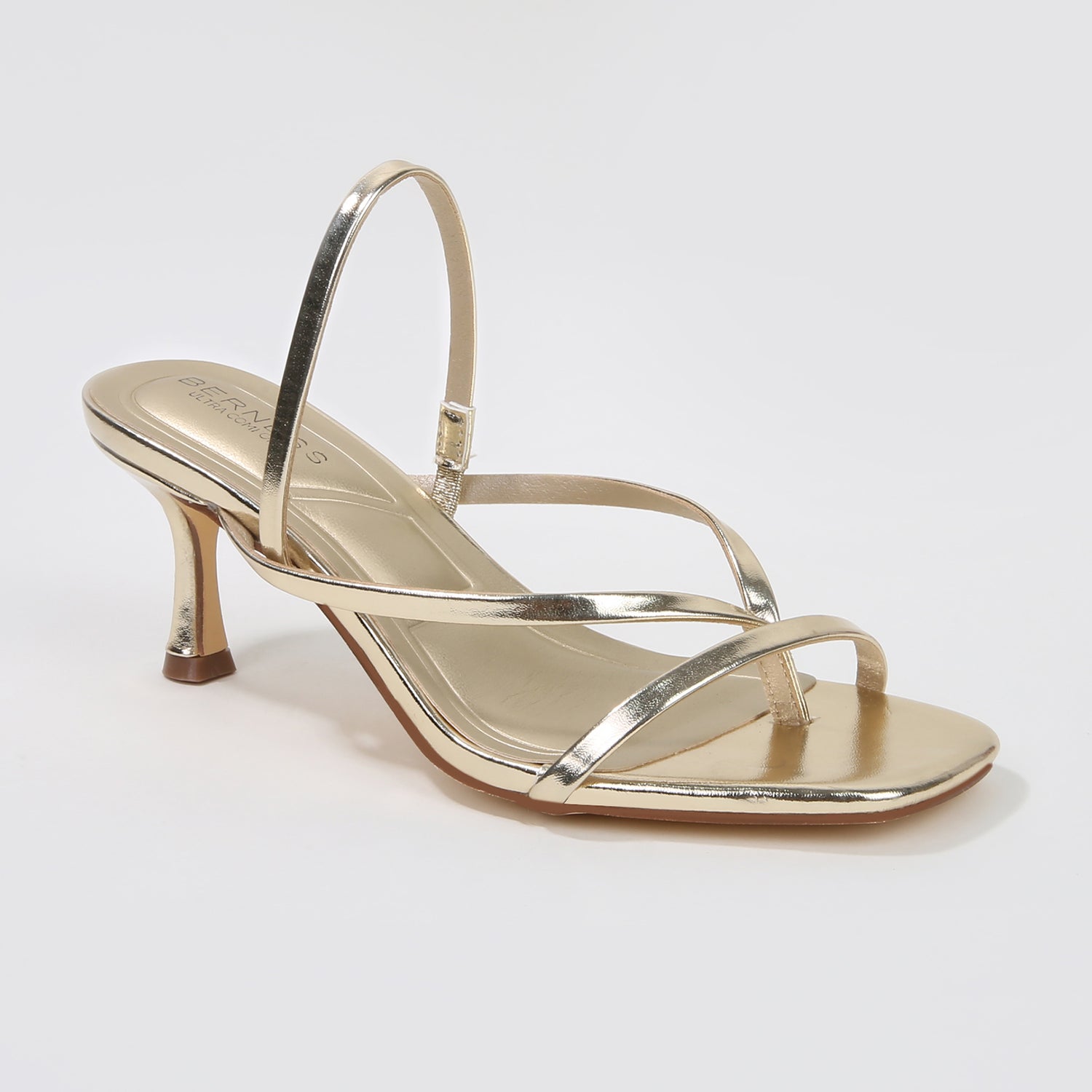 Lili Minimalist Thong Kitten Heel Sandals