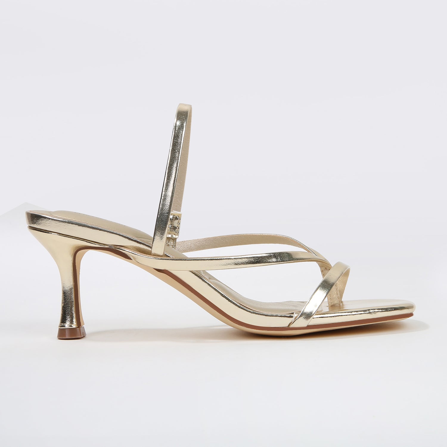 Lili Minimalist Thong Kitten Heel Sandals