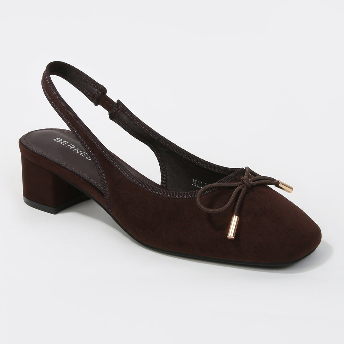 Maliyah Bow Slingback Block Heel Pumps