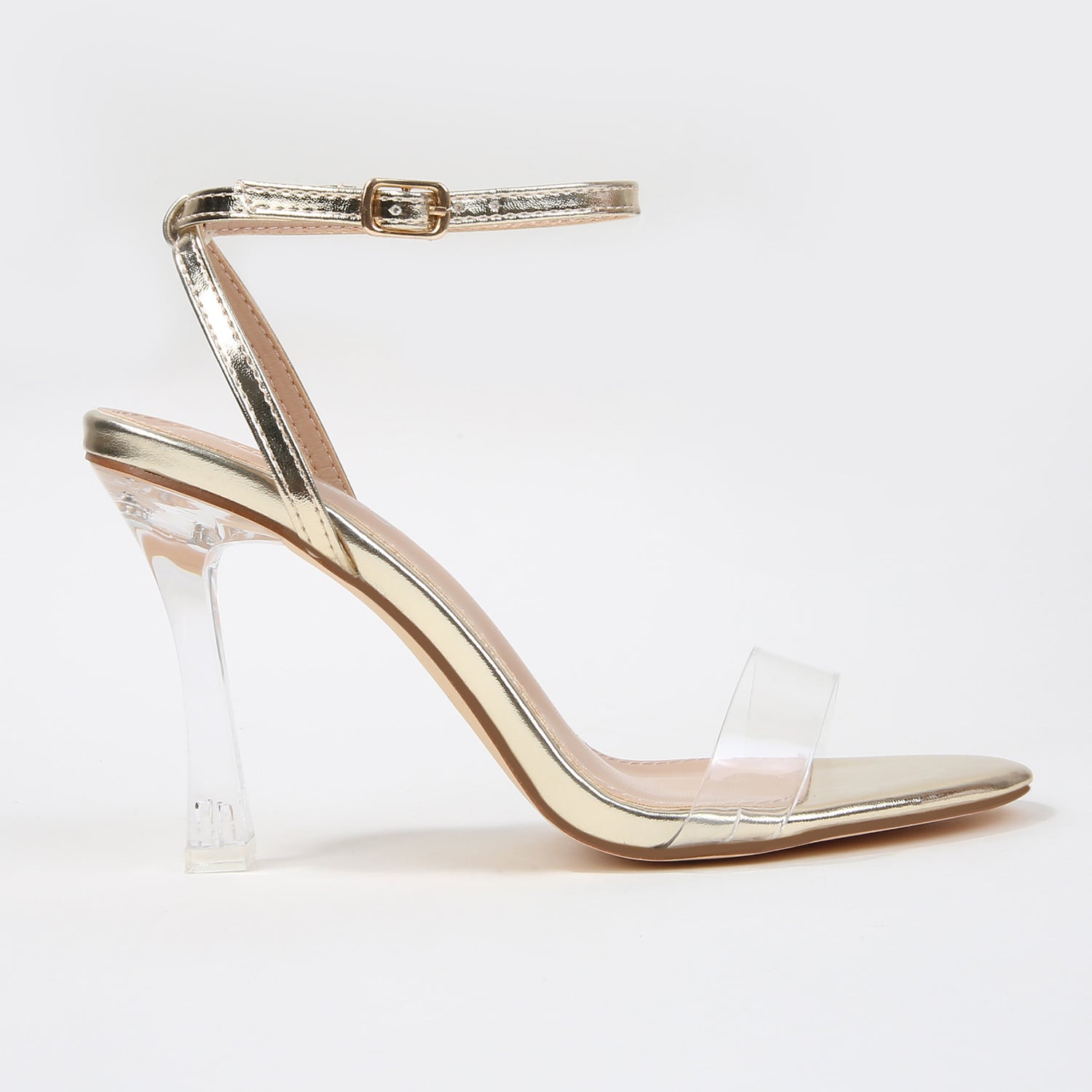 Nature Clear Strap Heel Sandals